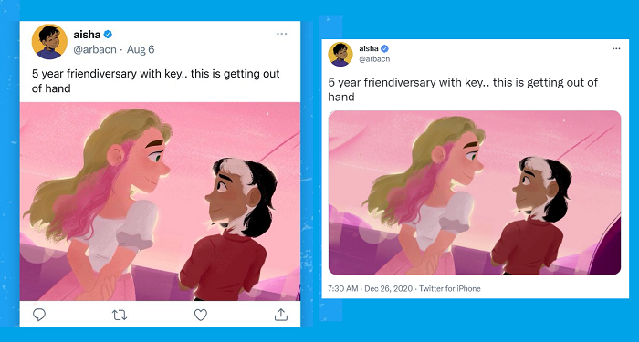 Twitter image format update