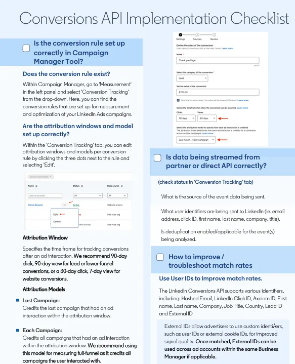 LinkedIn Conversions API Playbook