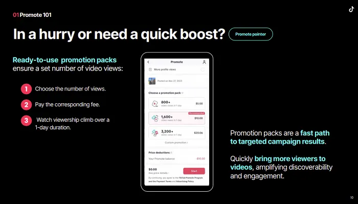 TikTok Promote Playbook