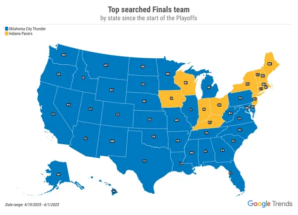 #
                Google Shares Information on NBA Finals Associated Search Phrases