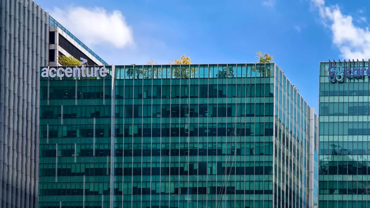 An Accenture office building located in Manila.
