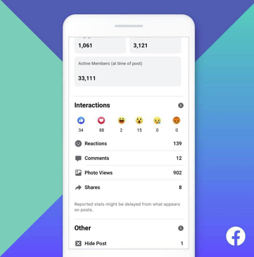 Facebook group analytics