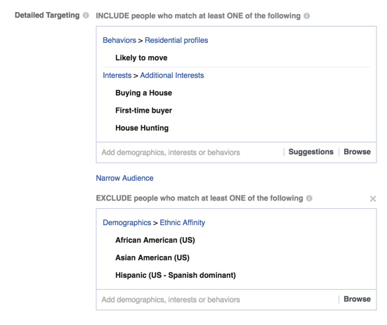 Facebook ethnic affinity