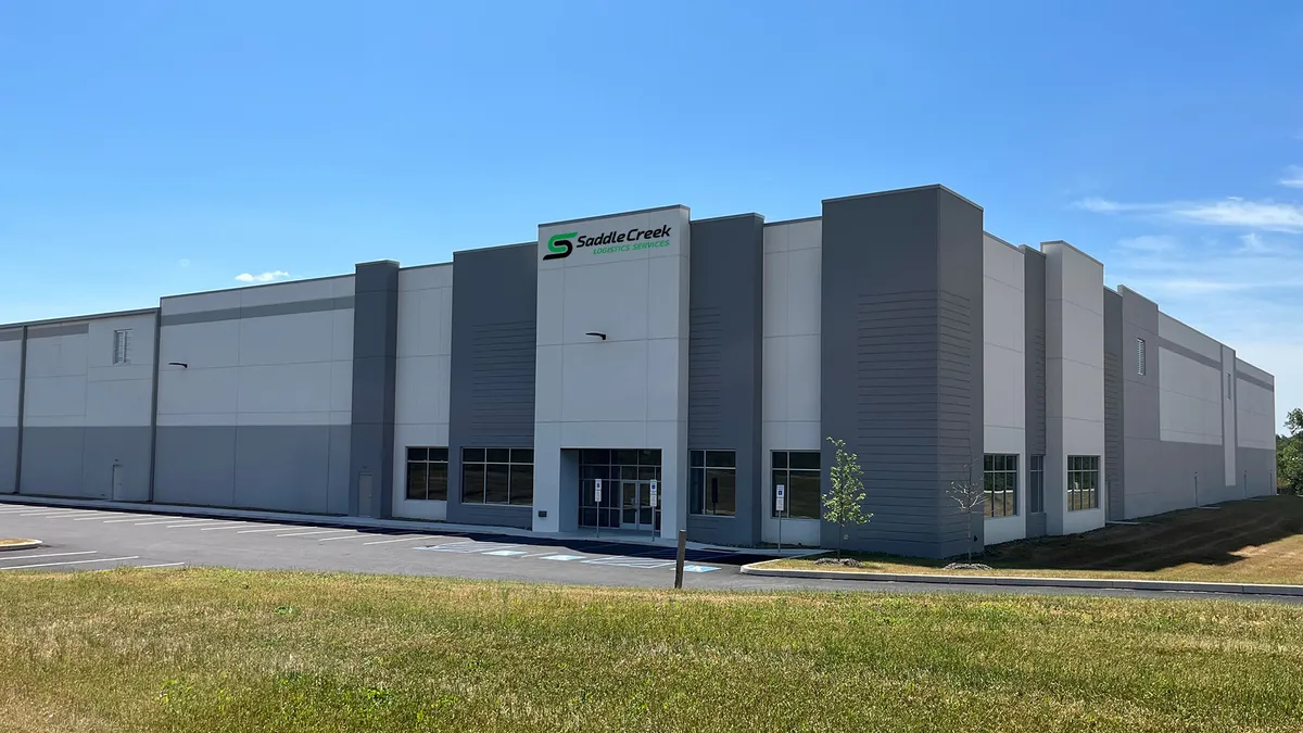 Saddle Creek Logistics' new facility in Myerstown, Pennsylvania.