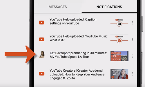 YouTube Premiere examples