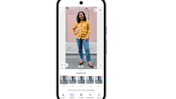 Google Try On now includes shoes