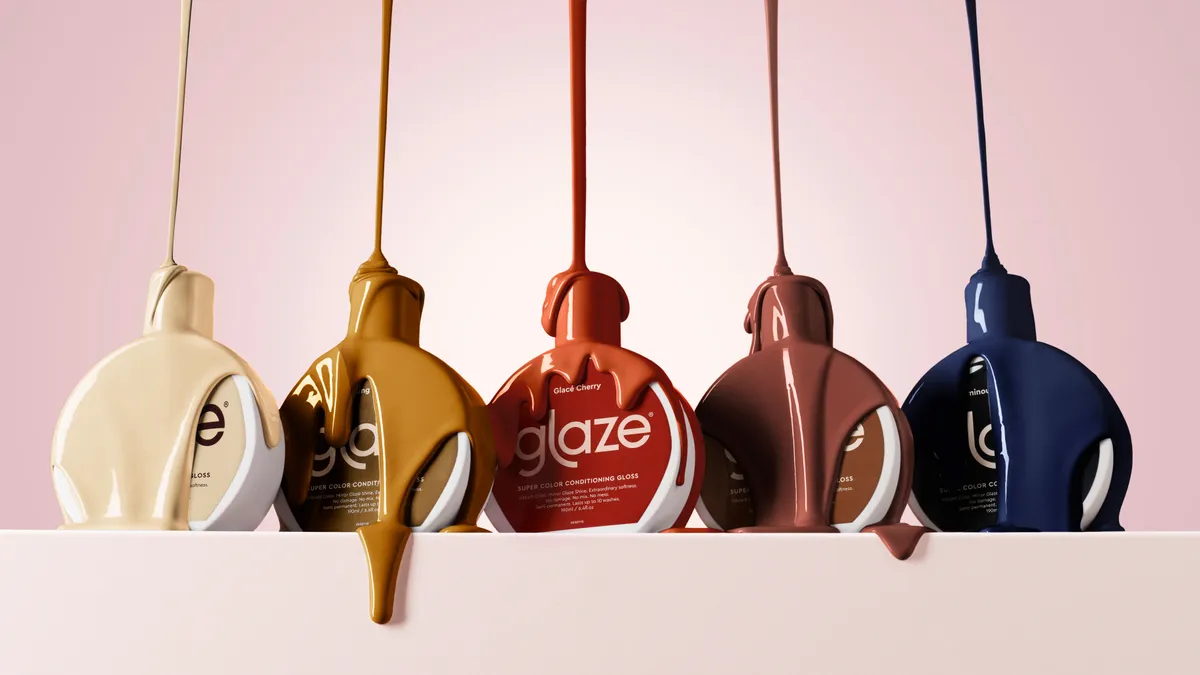 Glaze hair care products