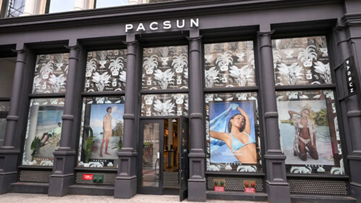 A Pacsun store.
