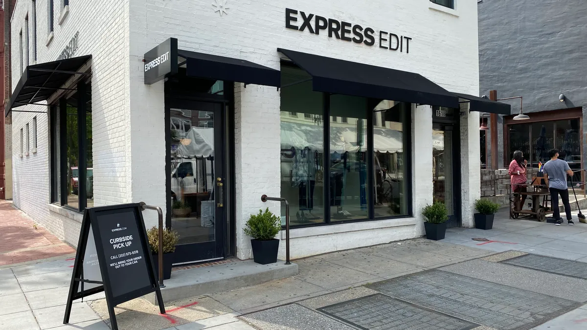 Express Edit storefront on 14th St NW in Washington, DC.