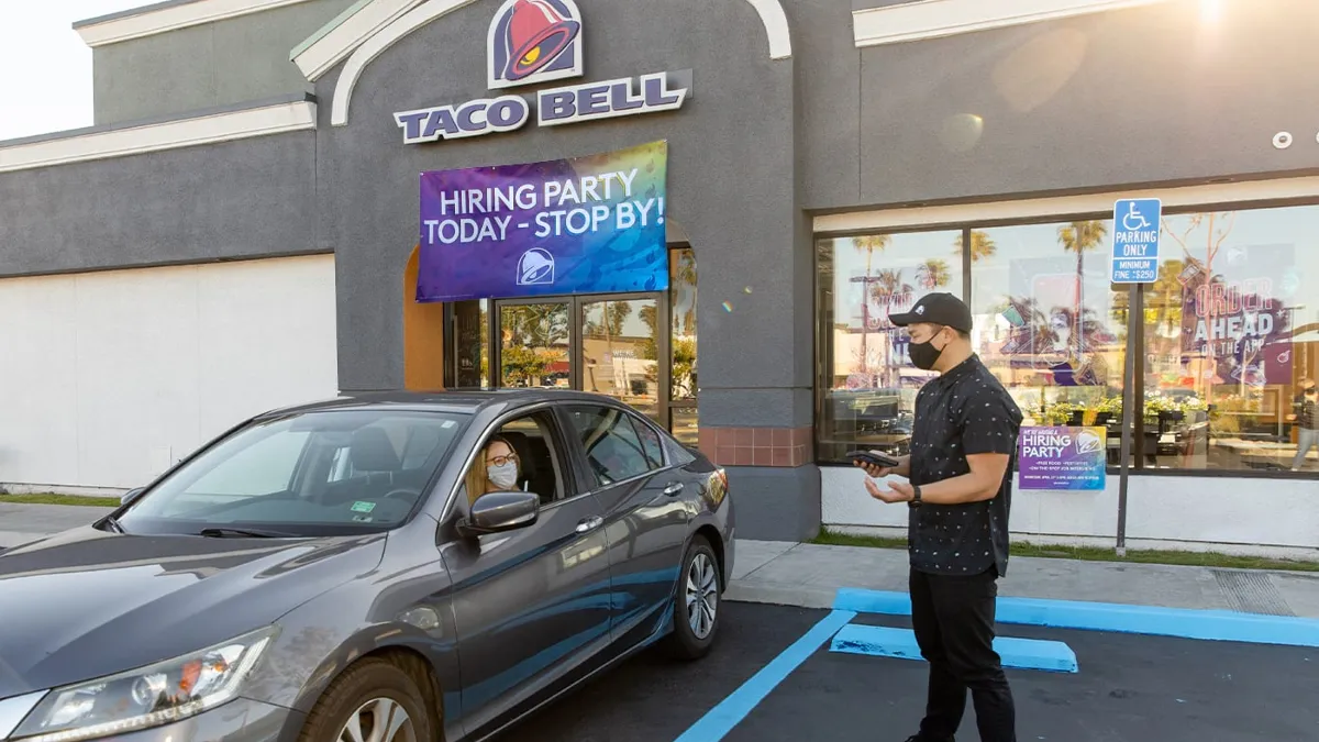 Taco Bell will host a hiring party on April 21 to fill 10,000 positions