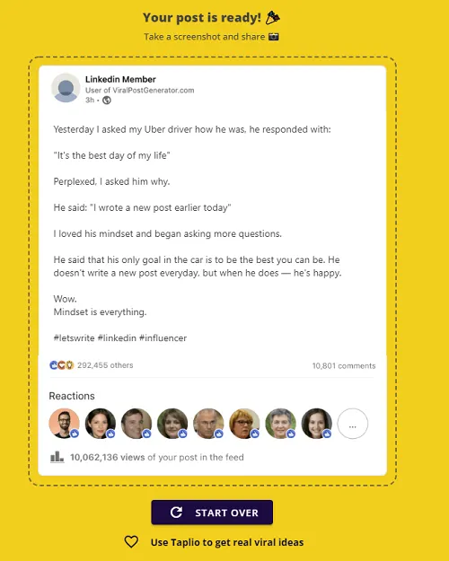 LinkedIn Viral Post Generator