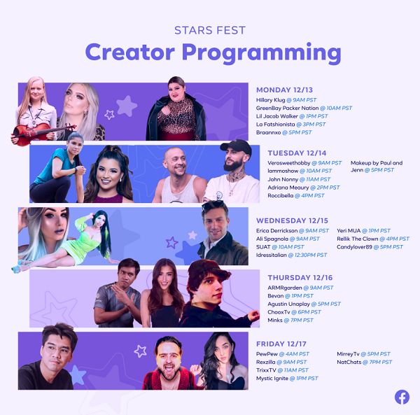 Facebook Stars Fest