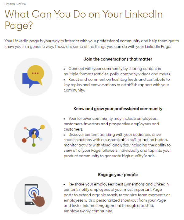 LinkedIn Marketing Labs courses