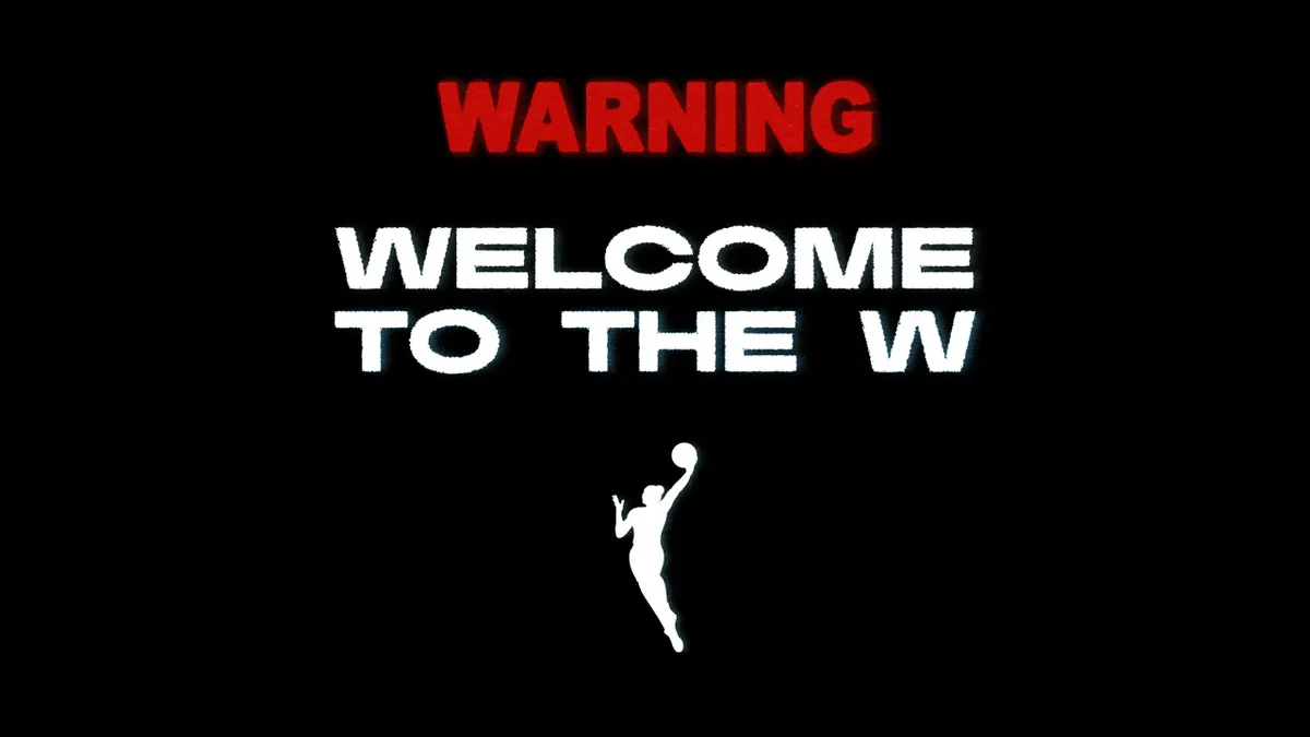 WNBA ad graphic