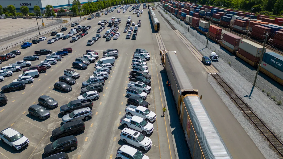 CPKC car rail yard vancouver