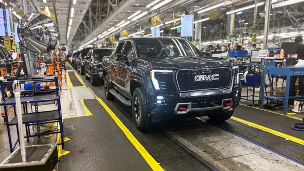 GMC Sierra EV at Factory Zero in Detroit