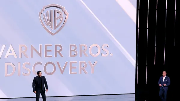 Warner Bros Discovery executives at 2025 Upfront