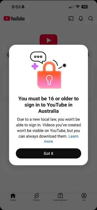 YouTube Australian teens