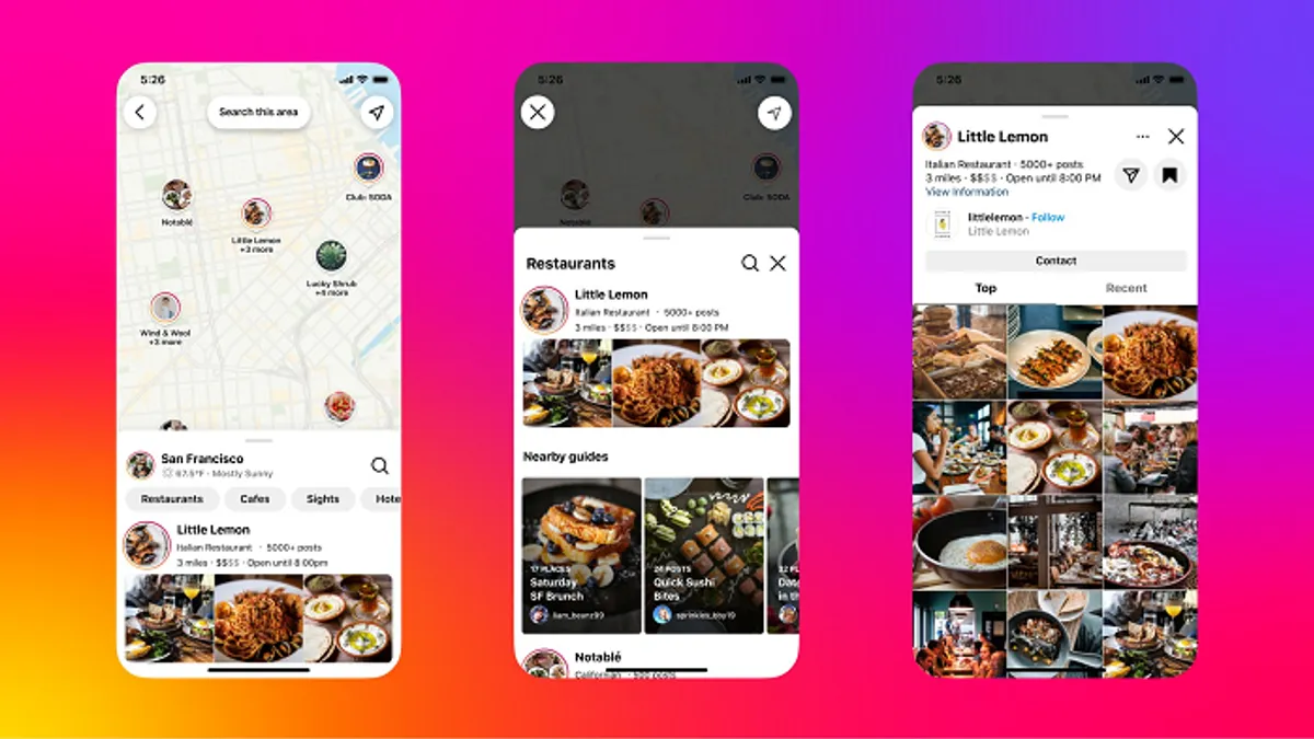 Instagram map update