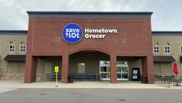 Exterior of a grocery store.