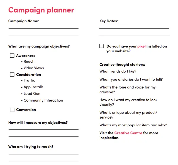 TikTok Content Planner 2024