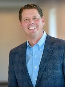 Headshot of Andrew Frick, who was appointed president, Ford Blue and Ford Model e.
