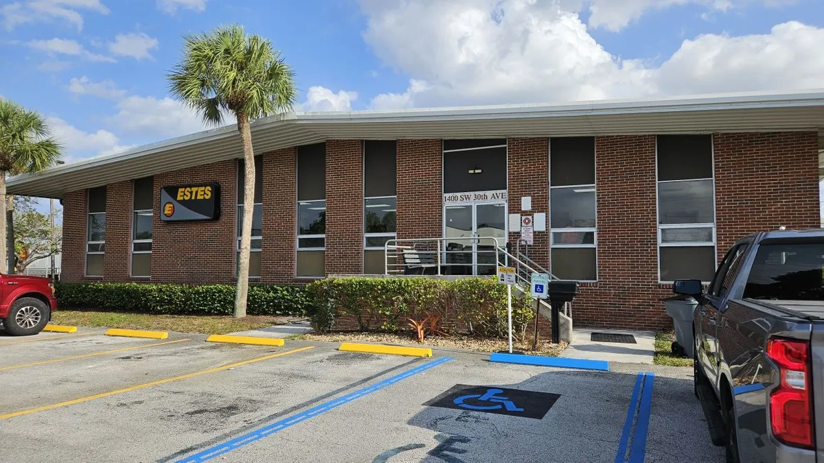 Estes Express Lines has reopened a shuttered Yellow terminal in Boynton Beach, Florida.