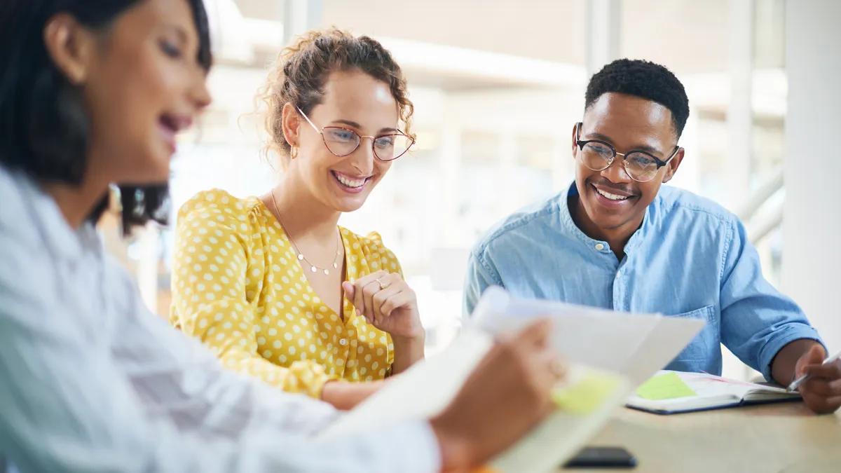 Young Business People Having a meeting