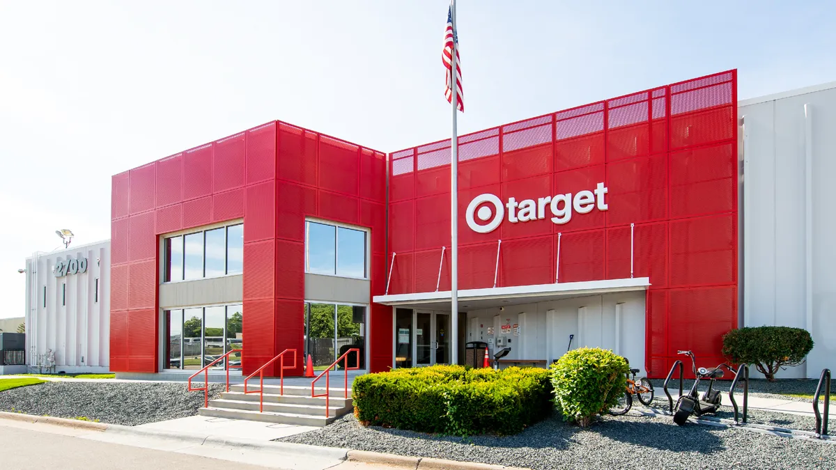 Exterior of a Target sortation center