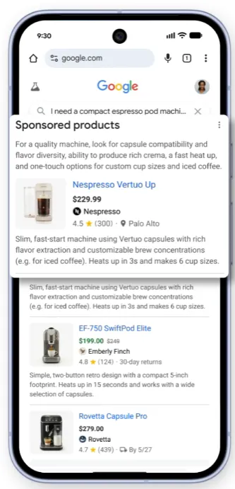 Google AI advertising