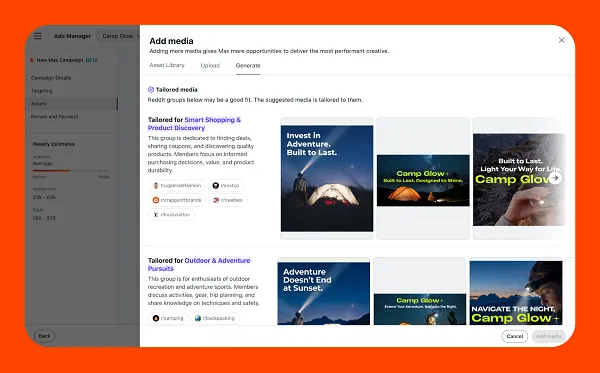 Reddit Tailored Assets