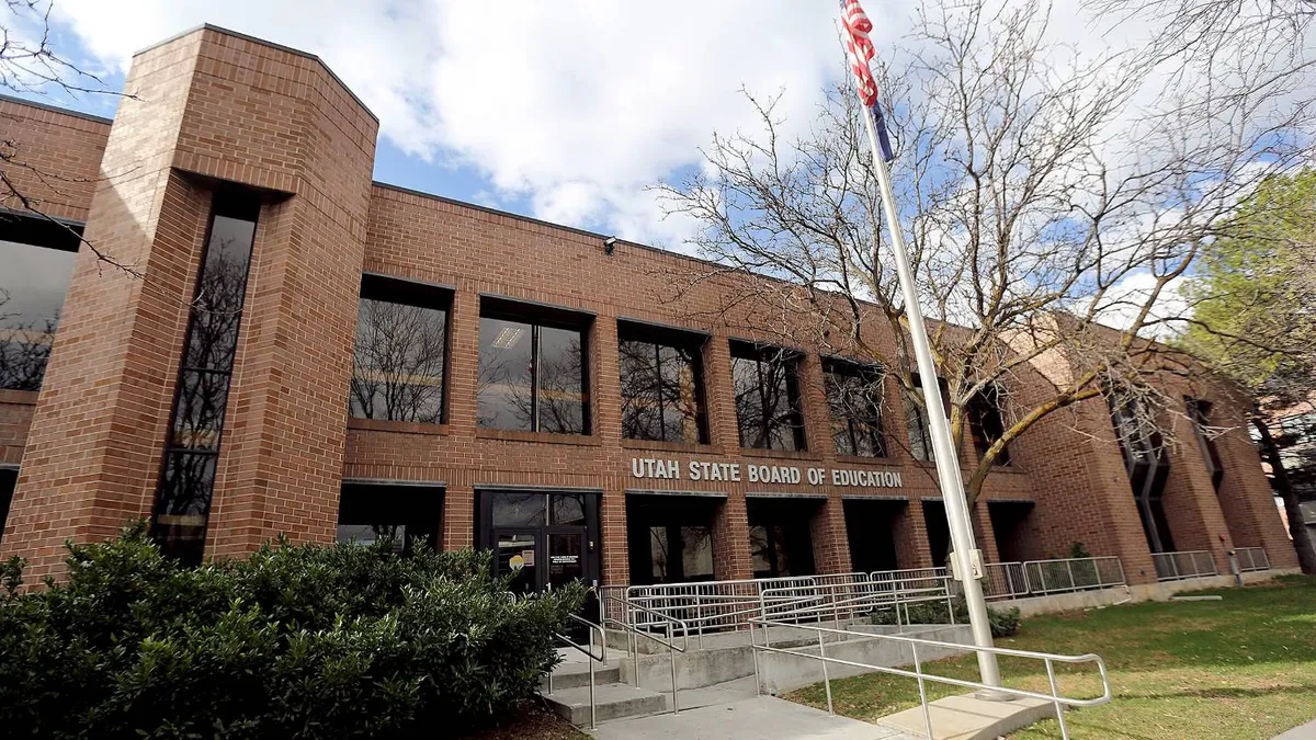 Facade of Utah State Board of Education