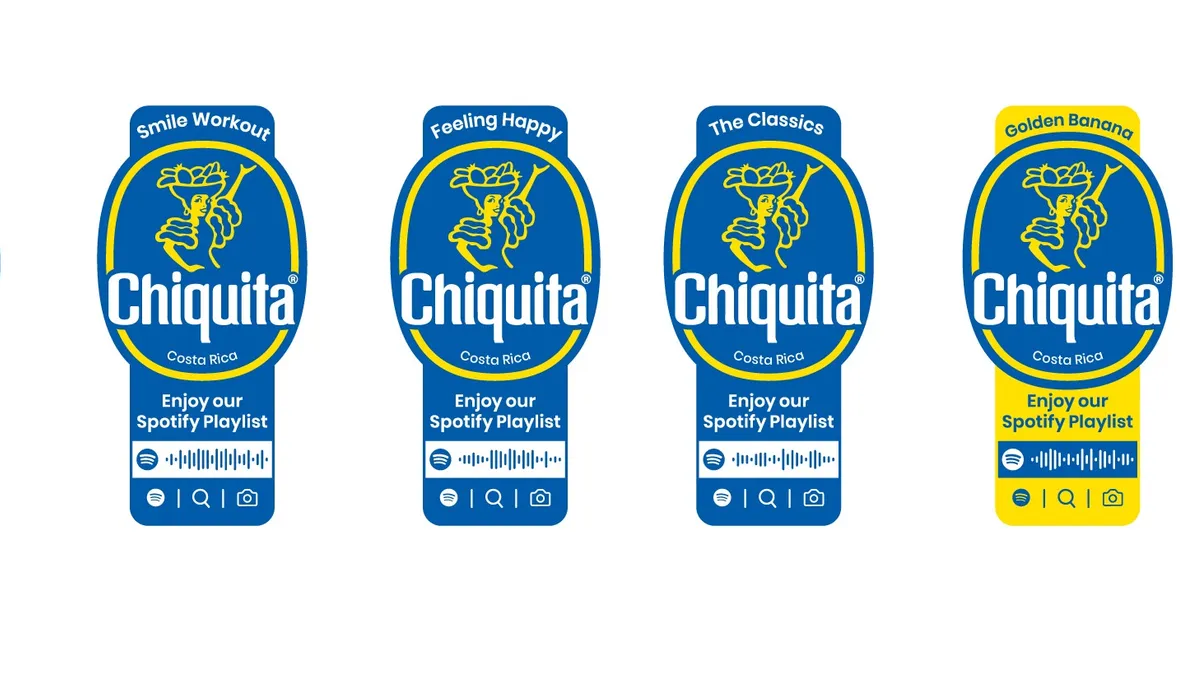 Chiquita lets Spotify users unlock music playlists, branded prizes