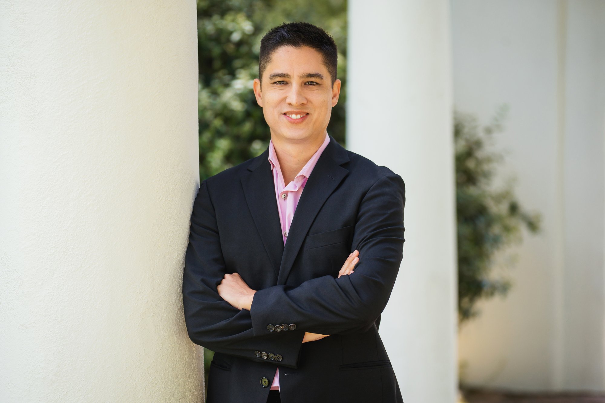 A photo of Nathaniel Wang, CEO of Replicate Biosciences