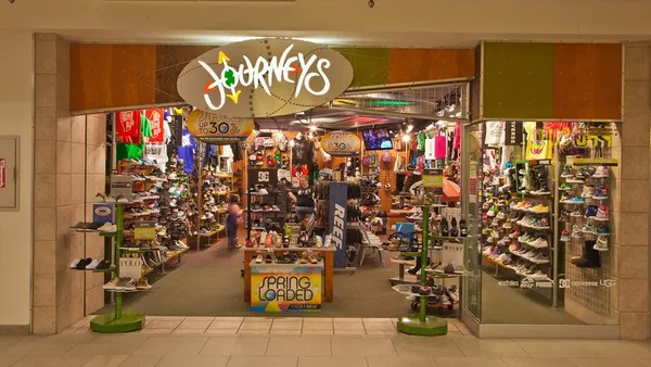 Journeys store front