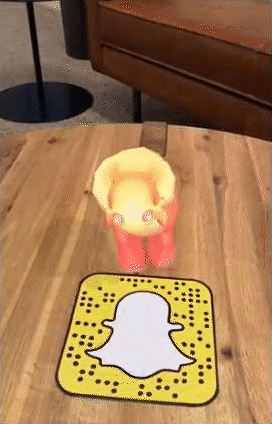 An example of Snap Marker effects