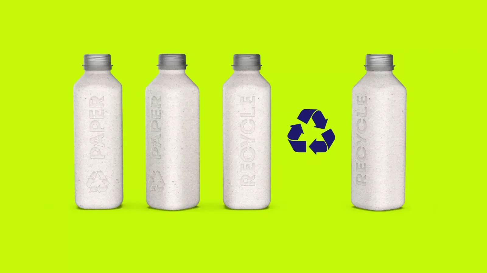 A graphic of paper beverage bottles