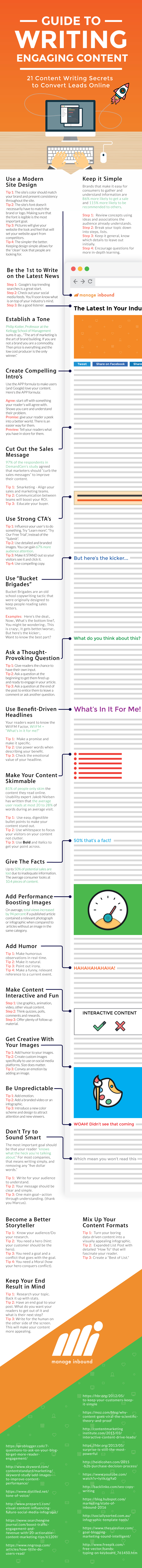 Infographic outlines tips to improve content writing