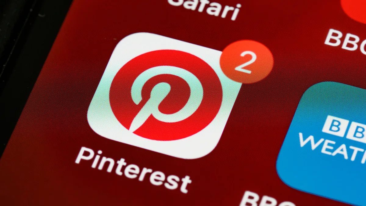 The Pinterest icon