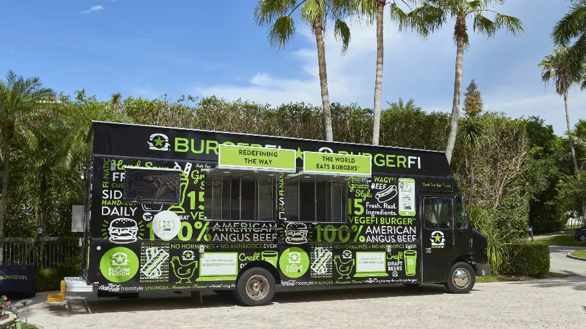 BurgerFi's food truck