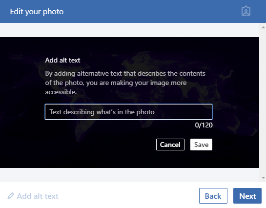 LinkedIn image alt-text examples