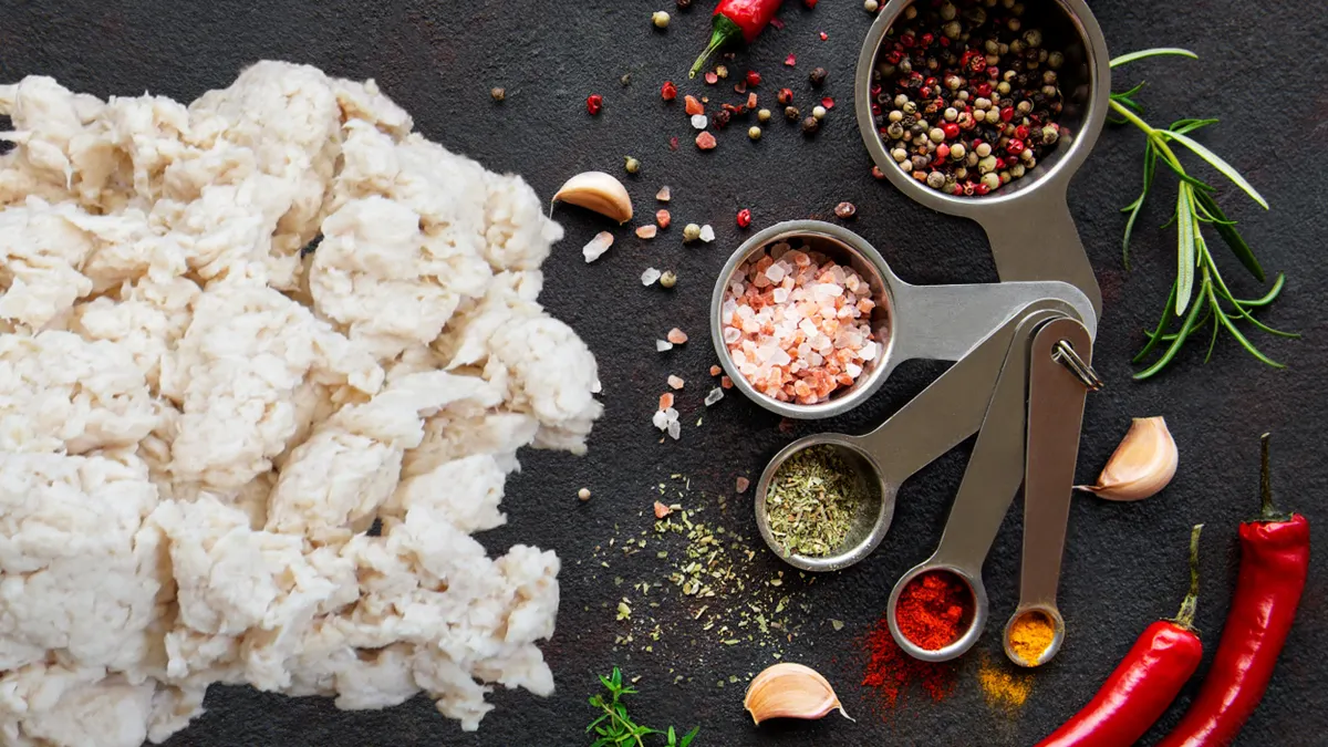 Enough's fermented Abunda mycoprotein. Unilever entered a partnership with the company in May 2021.
