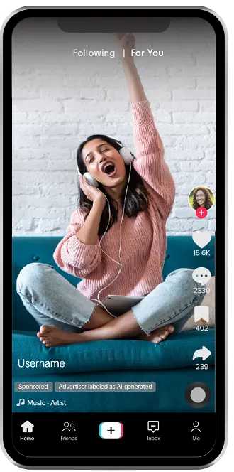 TikTok AI disclosure