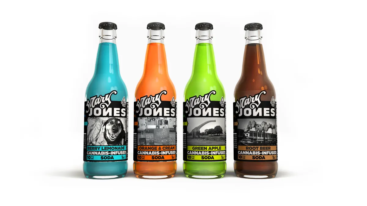 Jones Soda, soda, cannabis, Mary Jones