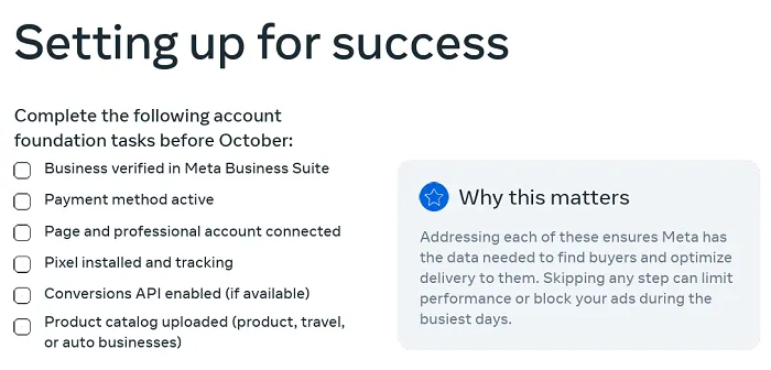 Meta holiday playbook 2026