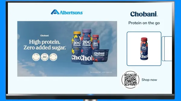 Chobani utilize an Albertsons and NBCUniversal collaboration