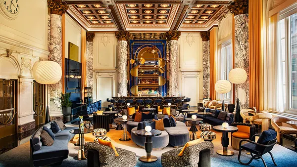 The interior of the W New York – Union Square hotel.