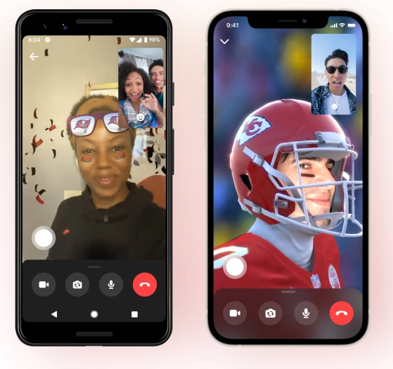 Facebook Messenger Super Bowl features