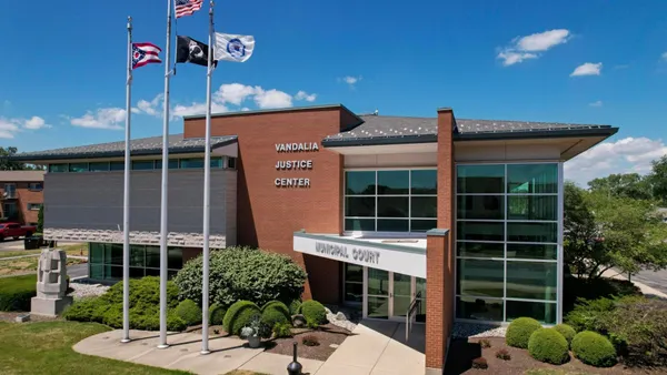 The Vandalia Justice Center courthouse building
