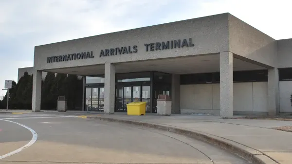 The current International Arrivals Terminal at the Milwaukee Mitchell International Airport